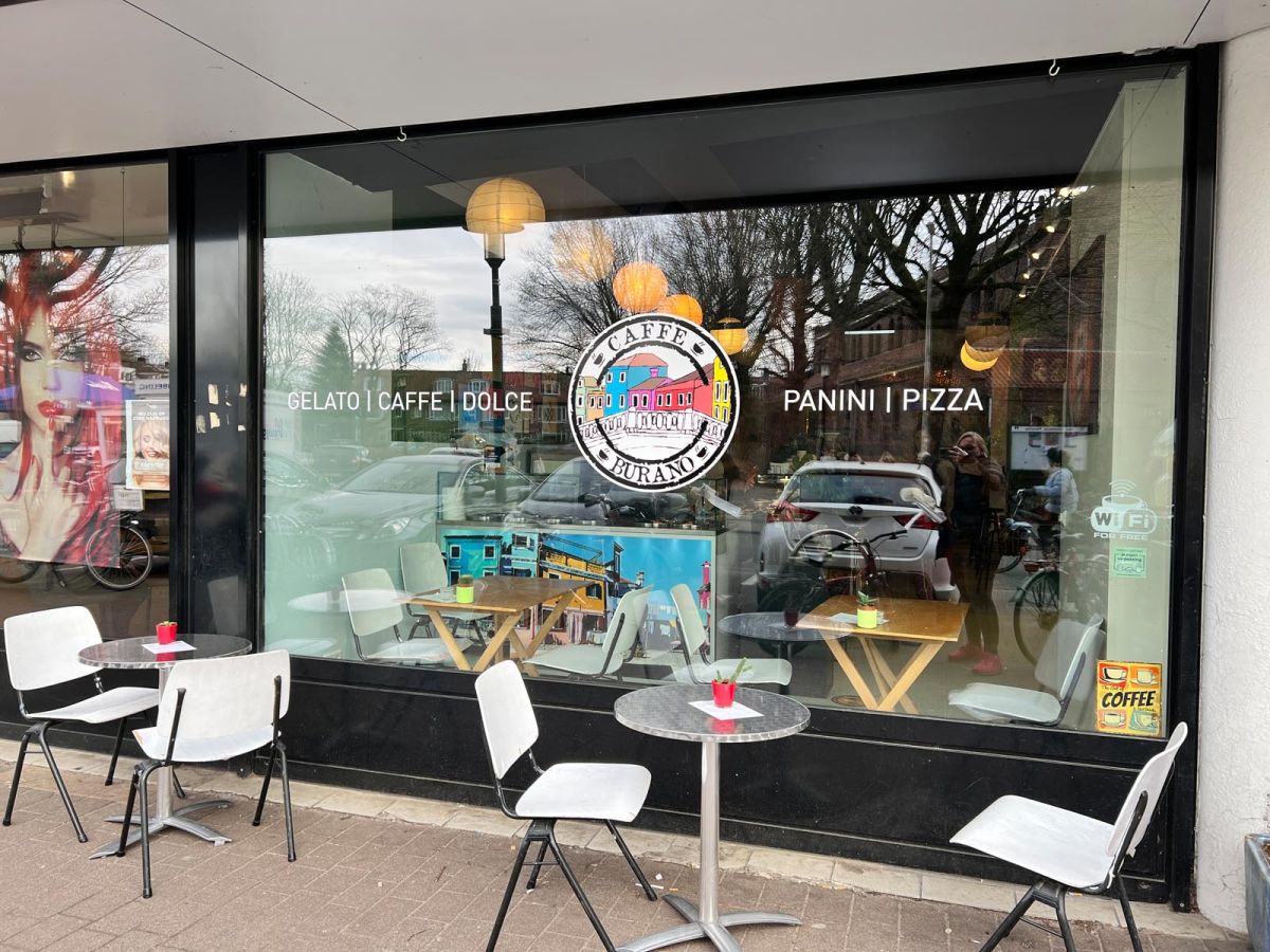 Gelato Burano Amersfoort gevelreclame Daisy reclame Beesd1