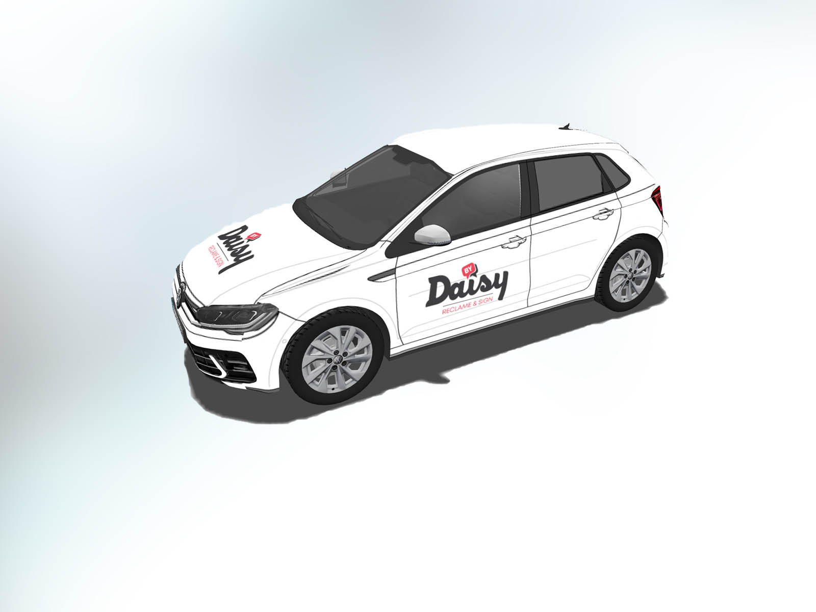 Autobedrijf 4WD Center Kardol Culemborg Dogde RAM Daisy reclame en sign Beesd bestikkering plakletters voertuigreclame belettering autosticker 1